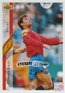 Sticker Fernando Giner - World Cup USA 1994 - Upper Deck