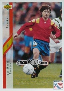 Sticker Jose Maria Baquero - World Cup USA 1994 - Upper Deck