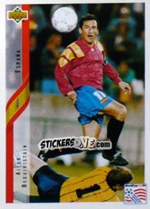 Sticker Aitor Beguiristain - World Cup USA 1994 - Upper Deck