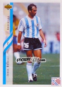 Sticker Jorge Borelli - World Cup USA 1994 - Upper Deck