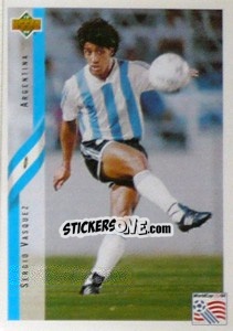 Sticker Sergio Vasquez - World Cup USA 1994 n. 150 - Upper Deck