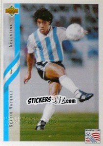 Cromo Sergio Vasquez - World Cup USA 1994 - Upper Deck