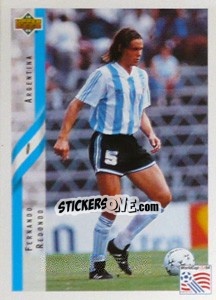 Cromo Fernando Redondo - World Cup USA 1994 - Upper Deck