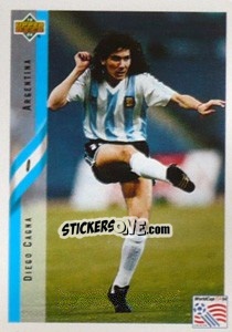 Sticker Diego Cagna - World Cup USA 1994 - Upper Deck