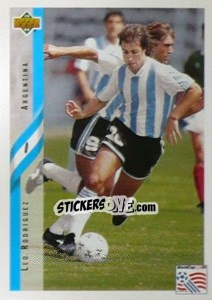 Sticker Leo Rodriguez - World Cup USA 1994 - Upper Deck