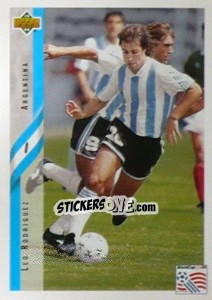 Sticker Leo Rodriguez - World Cup USA 1994 n. 155 - Upper Deck