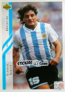 Sticker Claudio Garcia - World Cup USA 1994 - Upper Deck
