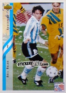 Sticker Abel Balbo - World Cup USA 1994 - Upper Deck