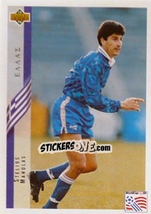 Sticker Stelios Manolas - World Cup USA 1994 - Upper Deck