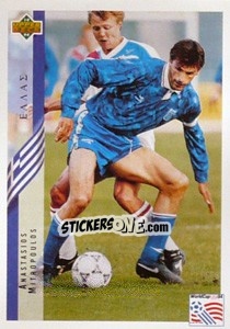 Sticker Anastasios Mitropoulos - World Cup USA 1994 - Upper Deck