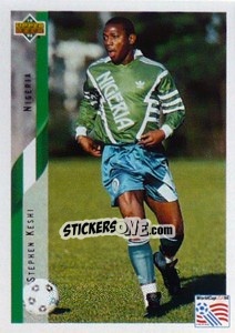 Sticker Stephen Keshi - World Cup USA 1994 - Upper Deck