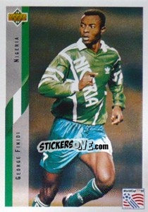 Figurina George Finidi - World Cup USA 1994 - Upper Deck