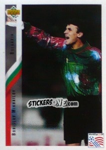 Sticker Borislav Mikhailov - World Cup USA 1994 - Upper Deck