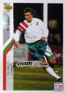 Sticker Trifon Ivanov - World Cup USA 1994 - Upper Deck