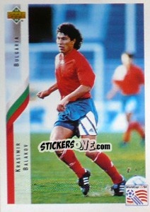 Sticker Krasimir Balakov - World Cup USA 1994 n. 189 - Upper Deck