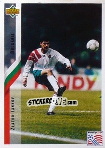 Sticker Zlatko Yankov - World Cup USA 1994 - Upper Deck