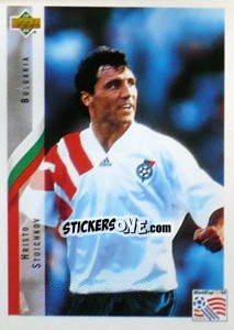Sticker Hristo Stoichkov - World Cup USA 1994 - Upper Deck