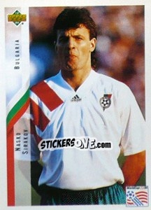 Sticker Nasko Sirakov - World Cup USA 1994 - Upper Deck