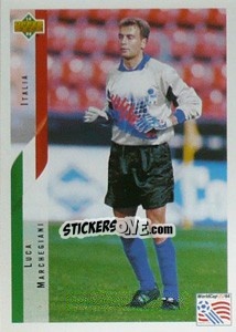 Sticker Luca Marchegiani - World Cup USA 1994 - Upper Deck