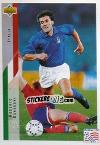 Sticker Roberto Donadoni - World Cup USA 1994 - Upper Deck