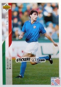 Sticker Roberto Mancini - World Cup USA 1994 n. 207 - Upper Deck