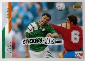 Sticker Paul McGrath - World Cup USA 1994 - Upper Deck
