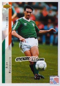 Sticker Alan McLoughlin - World Cup USA 1994 - Upper Deck