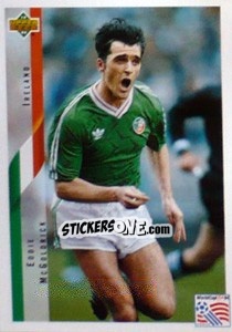 Sticker Eddie McGoldrik - World Cup USA 1994 - Upper Deck