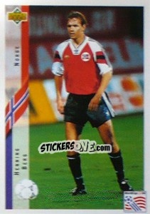 Cromo Henning Berg - World Cup USA 1994 - Upper Deck