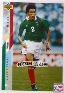 Sticker Claudio Suarez - World Cup USA 1994 - Upper Deck