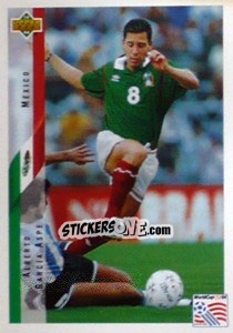 Cromo Alberto Garcia Aspe - World Cup USA 1994 - Upper Deck