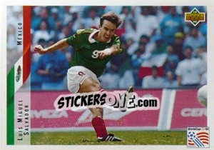 Sticker Luis Miguel Salvador - World Cup USA 1994 - Upper Deck