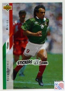 Cromo Hugo Sanchez - World Cup USA 1994 - Upper Deck
