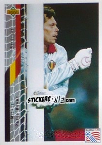 Sticker Michel Preud'Homme - World Cup USA 1994 - Upper Deck