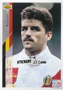 Sticker Philippe Albert - World Cup USA 1994 n. 254 - Upper Deck