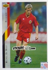 Figurina Michel De Wolf - World Cup USA 1994 - Upper Deck