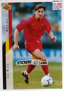 Cromo Luc Nilis - World Cup USA 1994 - Upper Deck