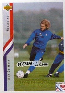 Sticker John De Wolf - World Cup USA 1994 - Upper Deck