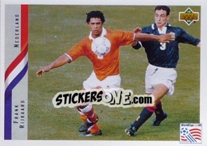 Sticker Frank Rijkaard - World Cup USA 1994 - Upper Deck