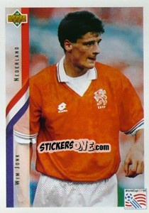Sticker Wim Jonk - World Cup USA 1994 - Upper Deck