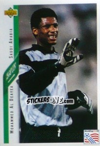 Sticker Mohammed Al Deayea - World Cup USA 1994 - Upper Deck