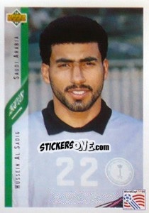 Sticker Hussein Al Sadig - World Cup USA 1994 - Upper Deck
