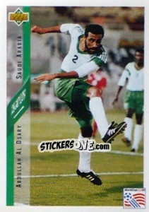Sticker Abdullah Al Dsary - World Cup USA 1994 - Upper Deck