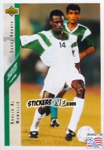 Cromo Khalid Al Muwalid - World Cup USA 1994 - Upper Deck