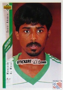 Sticker Mansour Al Mosa - World Cup USA 1994 - Upper Deck