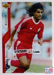 Cromo Rachid Daoudi - World Cup USA 1994 - Upper Deck