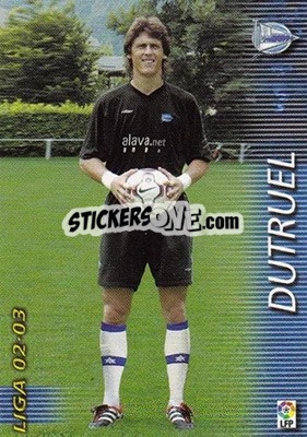 Sticker Dutruel - Liga 2002-2003. Megafichas n. 2 - Panini
