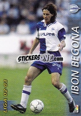 Figurina Ibon Begoña - Liga 2002-2003. Megafichas - Panini