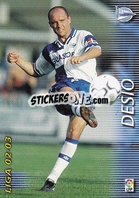 Cromo Desio - Liga 2002-2003. Megafichas - Panini