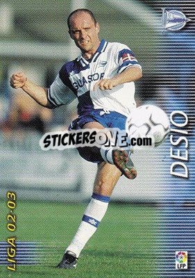 Sticker Desio - Liga 2002-2003. Megafichas n. 9 - Panini
